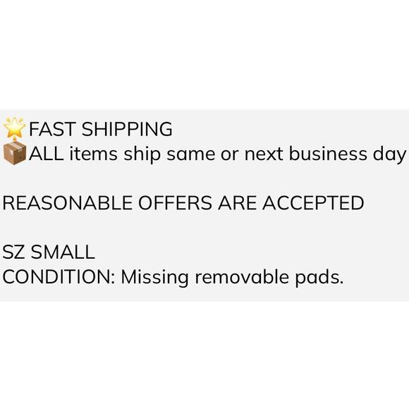 Athleta Transcendence Sports Bra SMALL Gray Black Crisscross Athletic Workout - Picture 2 of 8